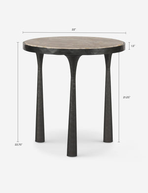 Billings Round Side Table by Amber Lewis x Four Hands