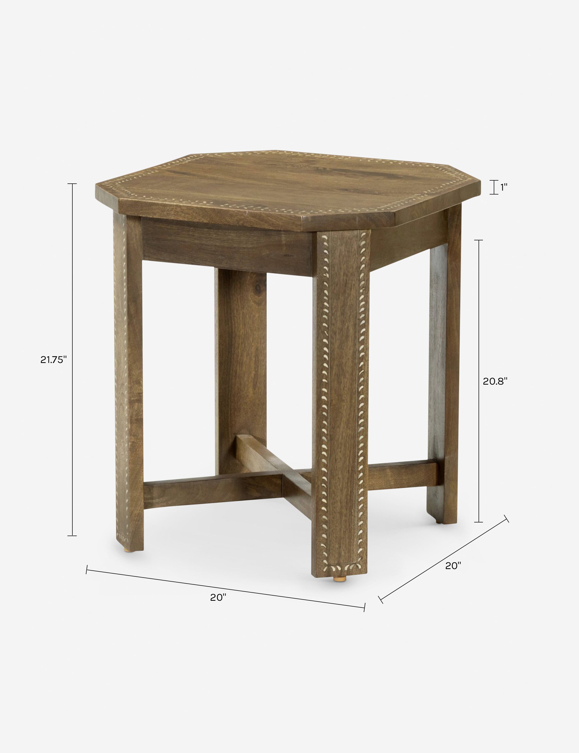 Amber Lewis x Four Hands Cantu Side Table - Thumbnail 4