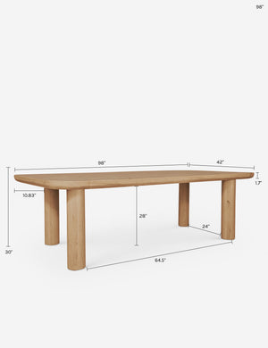 Davies Dining Table : Natural / 98