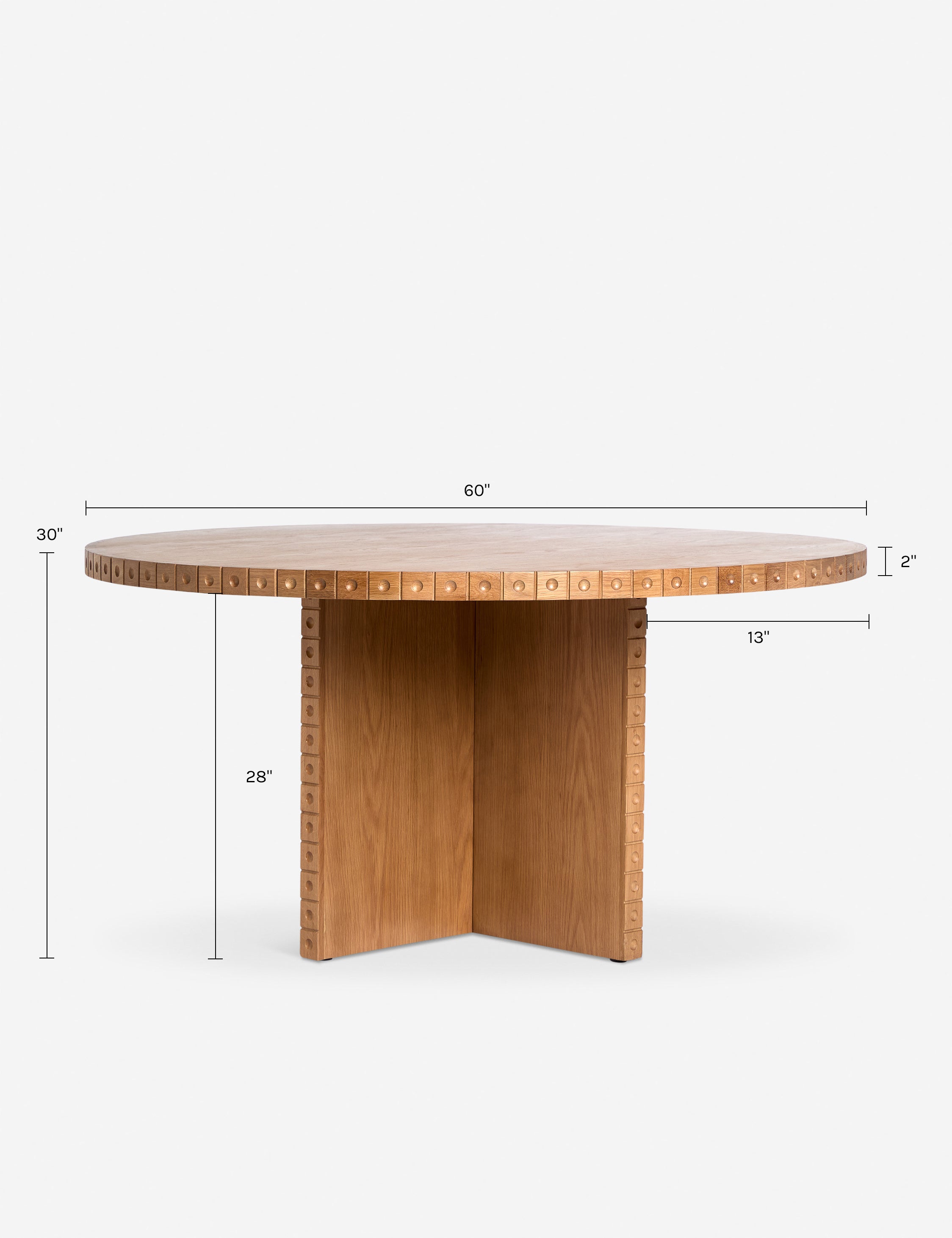 Lulu and Georgia Edda Dining Table - Thumbnail 5