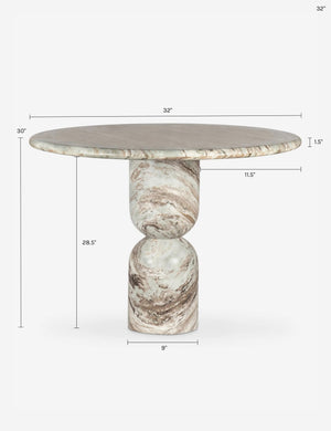 Figueroa Round Dining Table by Amber Lewis x Four Hands