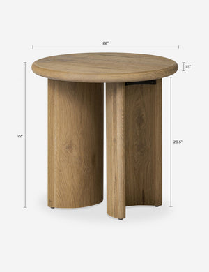 Gilda Side Table : Brown