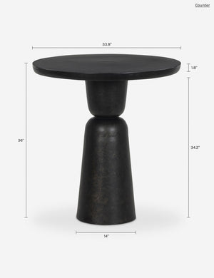 Gould Indoor / Outdoor Bar and Counter Table : Bronze / Bar