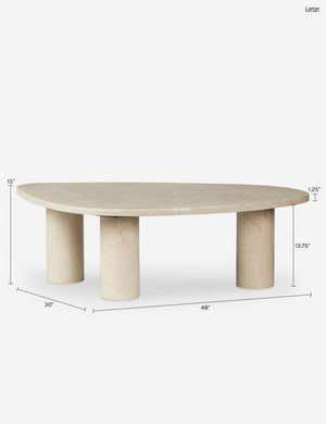 Mariano Coffee Table : Merlot Marble / Small