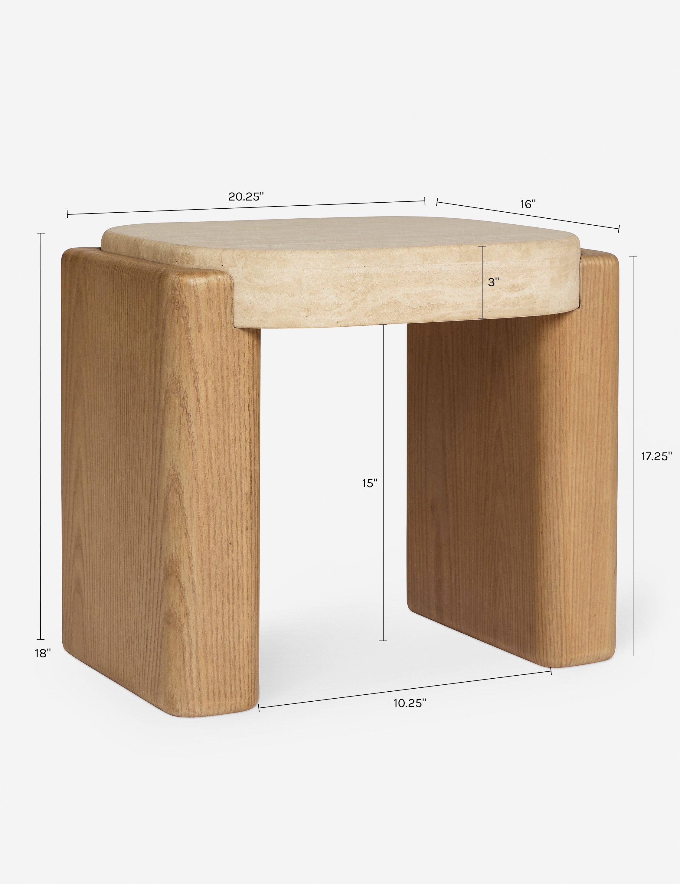 Lulu and Georgia Midora Side Table - Thumbnail 4