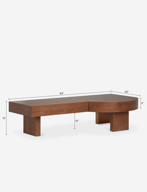 Pida Coffee Table by Sarah Sherman Samuel : Chestnut