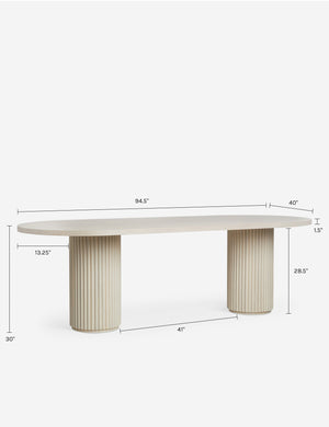 Rutherford Oval Dining Table