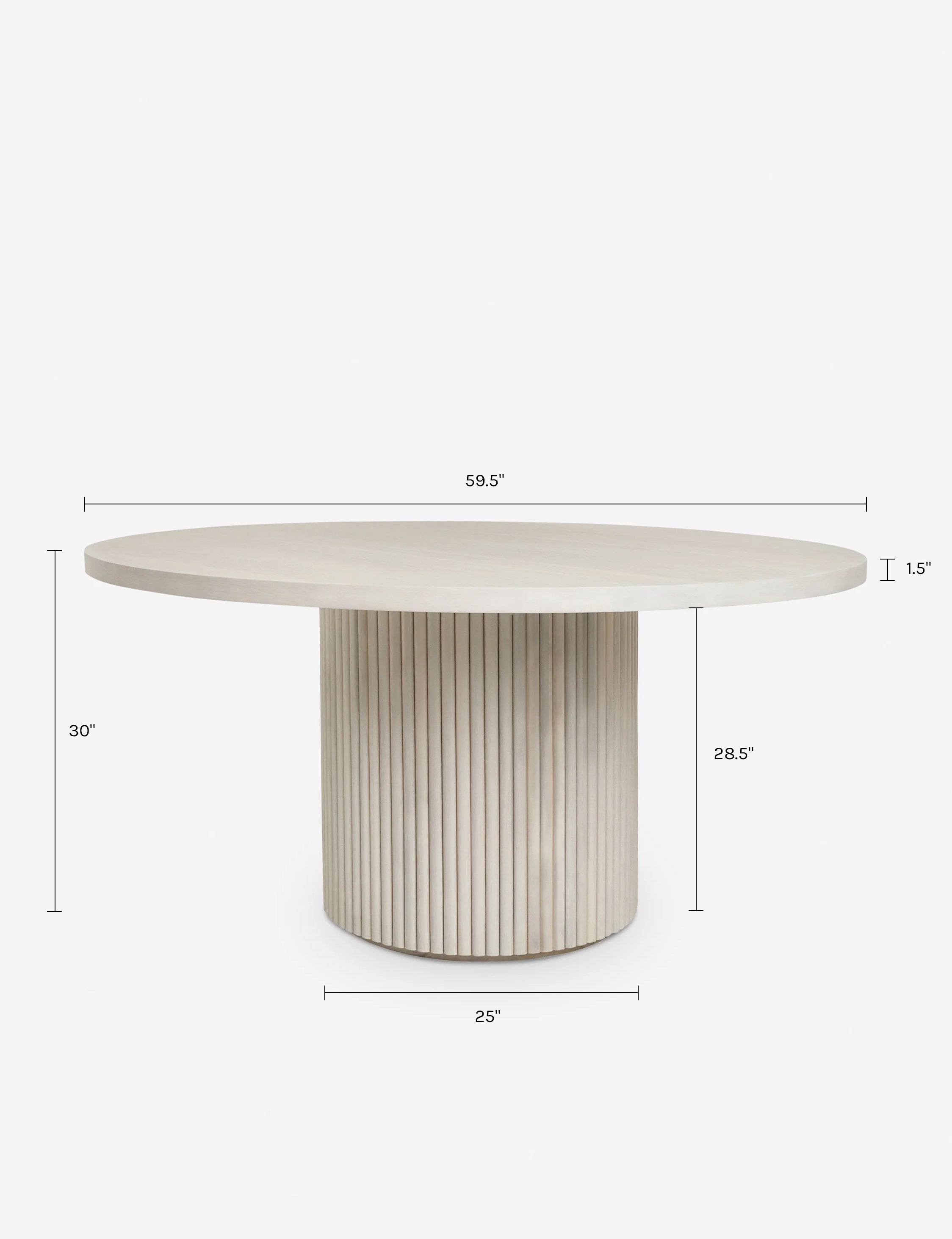 Rutherford Round Dining Table - Thumbnail 4