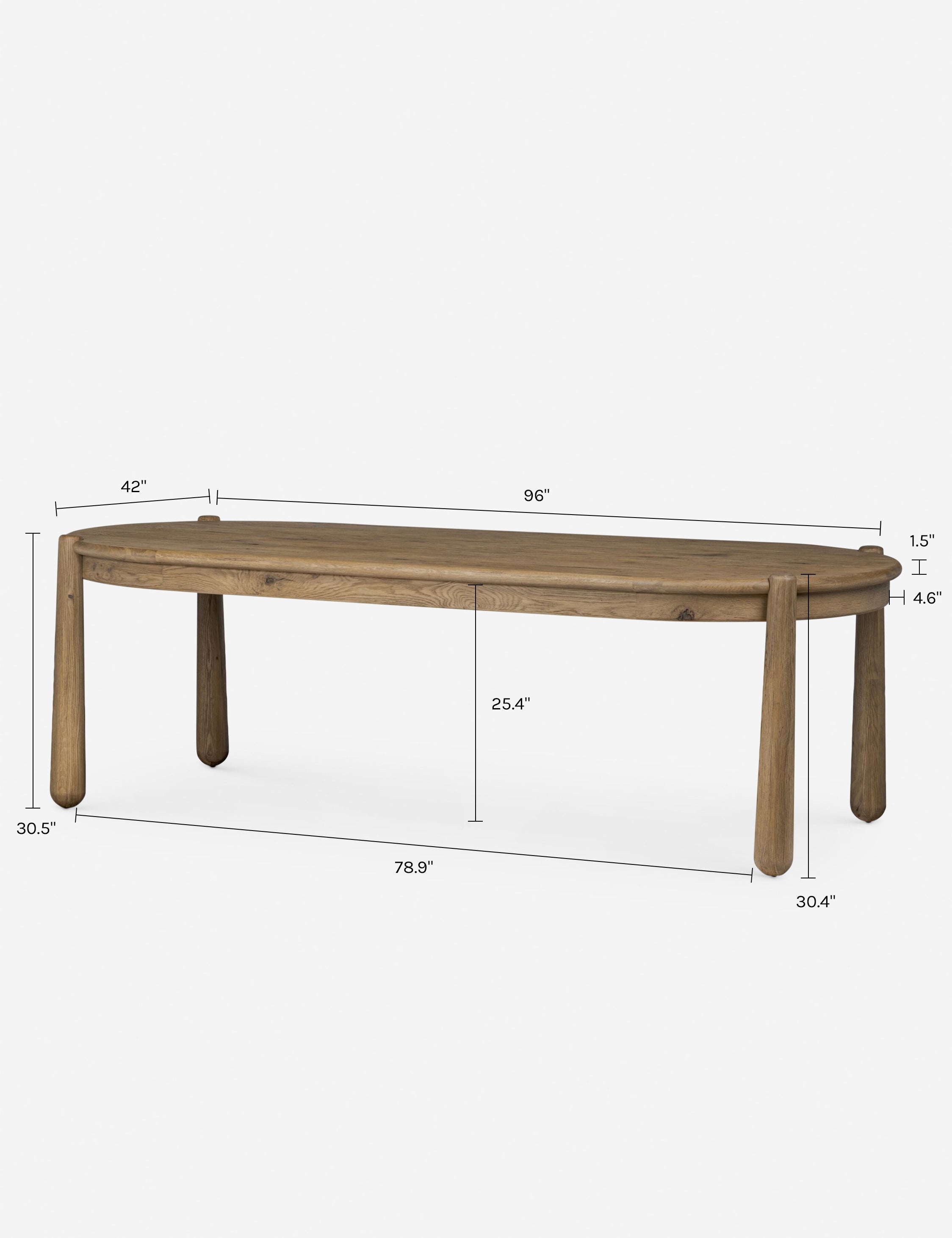 Amber Lewis x Four Hands Salvador Dining Table - Thumbnail 5