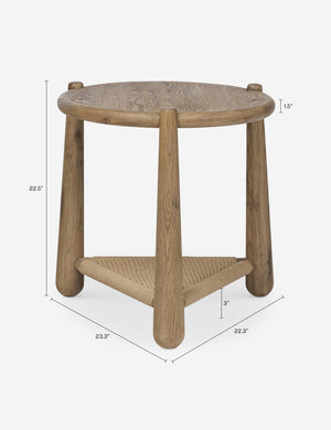 Salvador Round Side Table by Amber Lewis x Four Hands