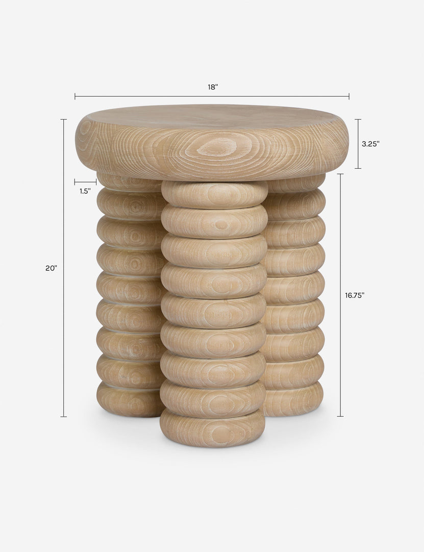 LA FORMA LOUSY SIDE TABLE】丸型テーブル2点セット LaForma Japan
