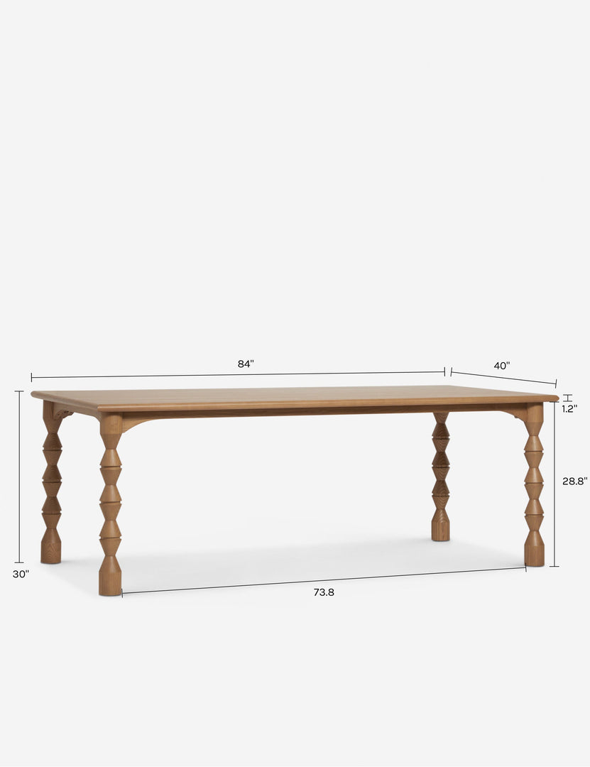 Topia Rectangle Dining Table by Ginny Macdonald