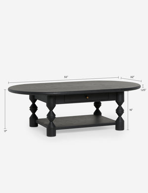 Topia Oval Coffee Table by Ginny Macdonald