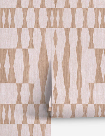 Mirin Peel + Stick Wallpaper, Textured Jute - Swatch