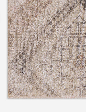 Vintage Moroccan Hand-Knotted Wool Rug No. 61, 6'7