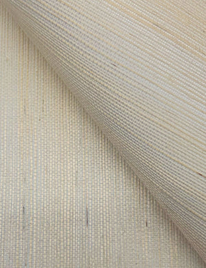 Beale Grasscloth Wallpaper Swatch, Cream