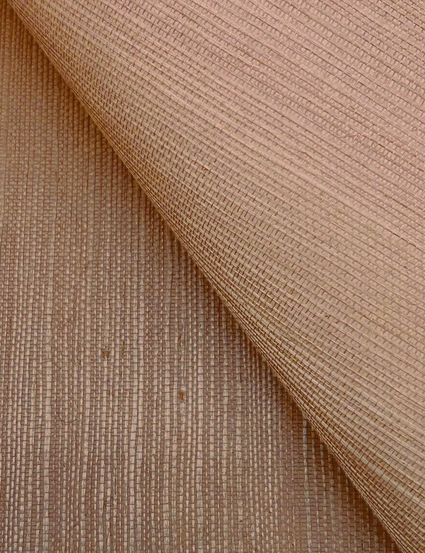 Beale Grasscloth Wallpaper Swatch, Sandstone