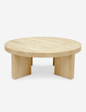 Kearns Round Burl Wood Coffee Table