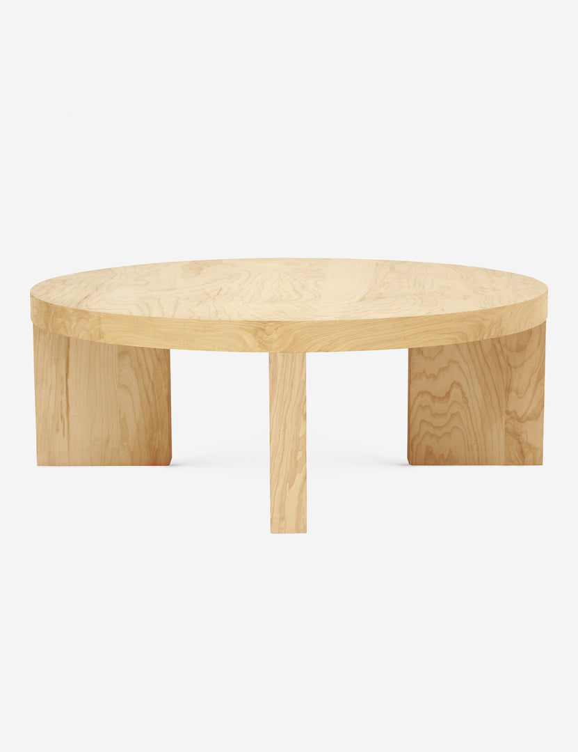 Kearns Round Burl Wood Coffee Table