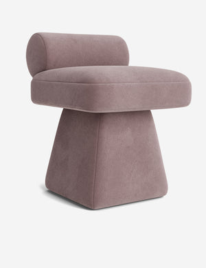 Open Box: Hazen Stool, Lavender Vintage Velvet
