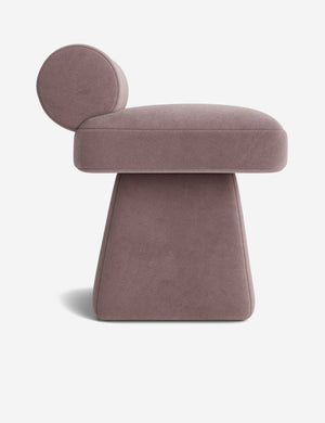 Open Box: Hazen Stool, Lavender Vintage Velvet