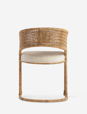Open Box: Amado Dining Chair, Natural and Linen Weave