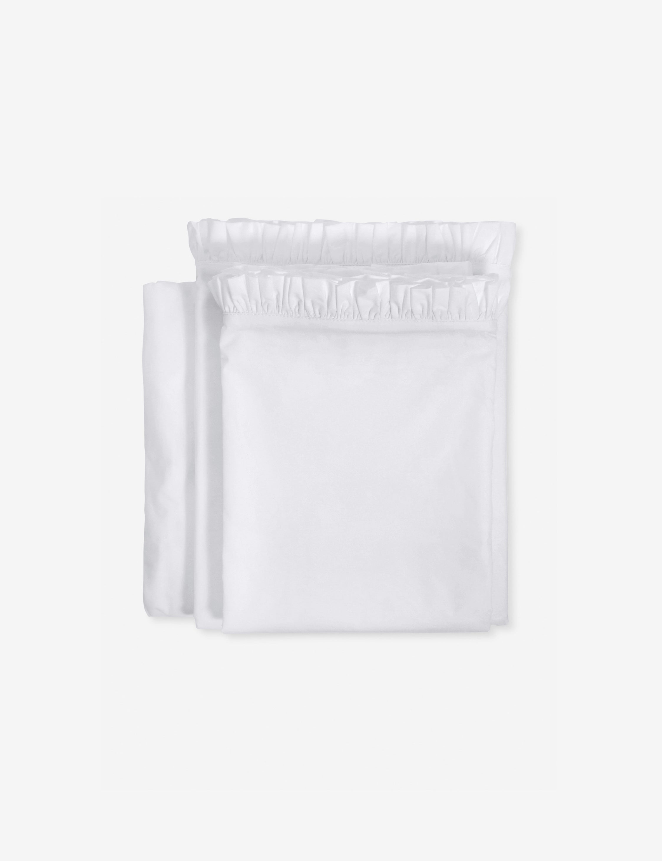 Audrey Ruffle Cotton Percale Sheet Set