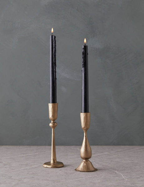Hand-Forged Iron Taper Candle Holder - Large