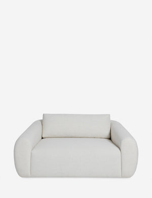 Harlowe softly sculpted plush media lounger.