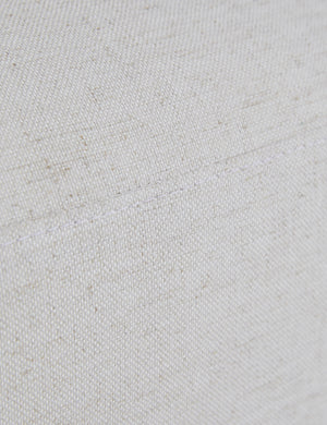Close up view of the fabric texture of the Harlowe media lounger.