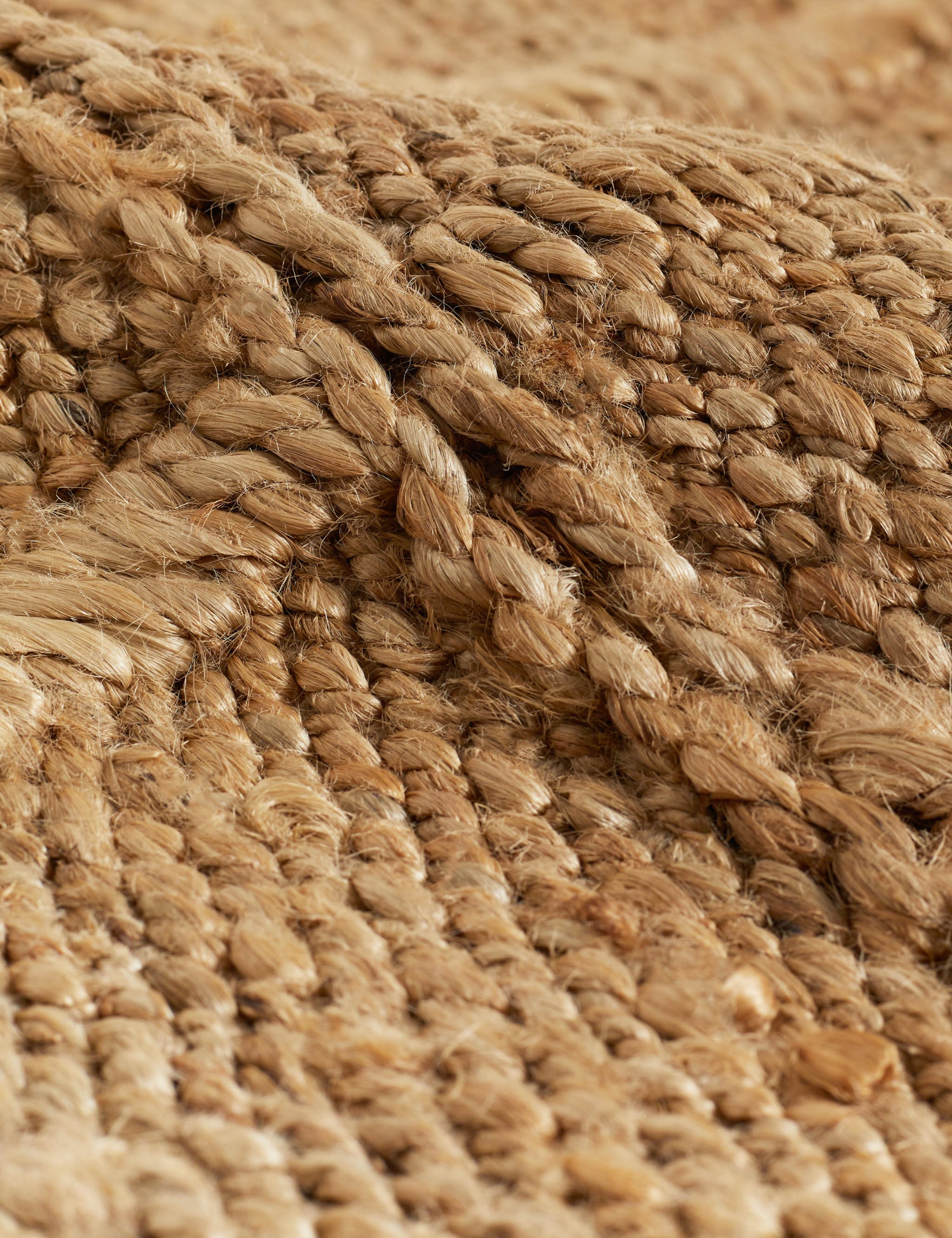 Harper Braided Jute Grid Rug by Jake Arnold