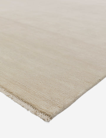 Heritage Hand-Knotted Wool Rug, Ivory