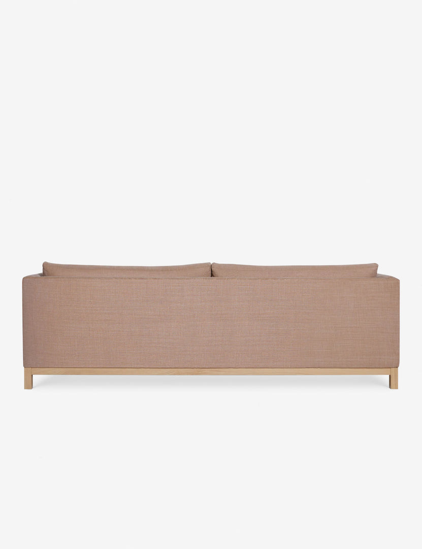 #size::84-W #size::96-W #color::apricot-linen | Back of the Apricot Linen Hollingworth Sofa