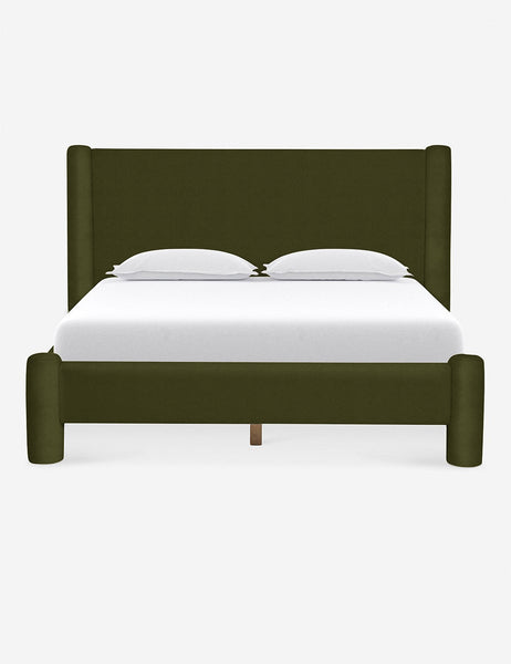 #color::loden-velvet #size::queen #size::king #size::cal-king | Loden Velvet Hyvaa Bed by Sarah Sherman Samuel