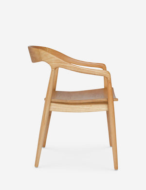 Side of the Ida Natural Dining Arm Chair