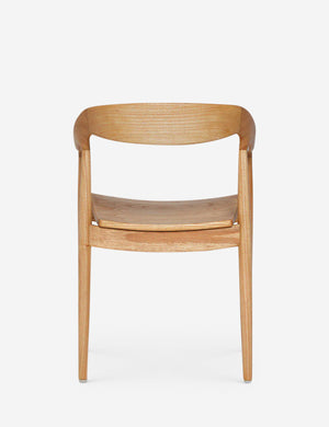 Back of the Ida Natural Dining Arm Chair