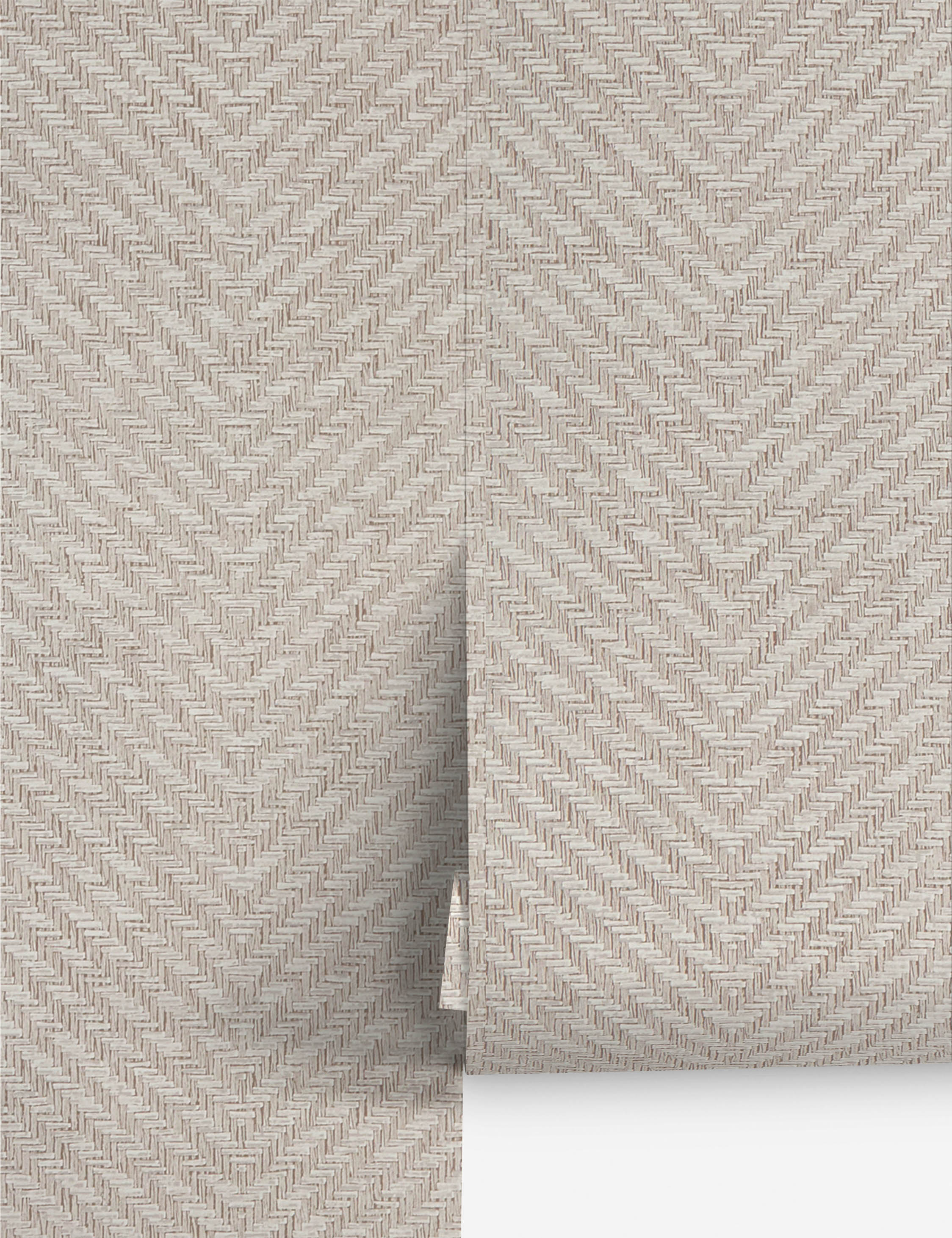 Faux Grasscloth Parquet Textured Peel and Stick Wallpaper by Jeremiah Brent - Swatch