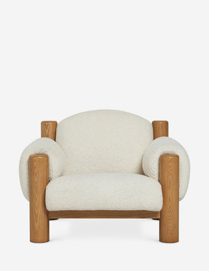 James faux sherpa upholstered accent chair by Sarah Sherman Sameul