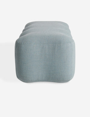 Open Box: June Bench, Blue Linen Weave by Eny Lee Parker