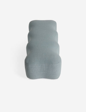 Open Box: June Bench, Blue Linen Weave by Eny Lee Parker