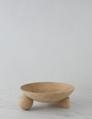 Kester sculptural footed decorative bowl.