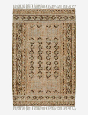 Keziah moss rug in its three by five feet size