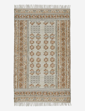 Keziah slate rug in its three by five feet size