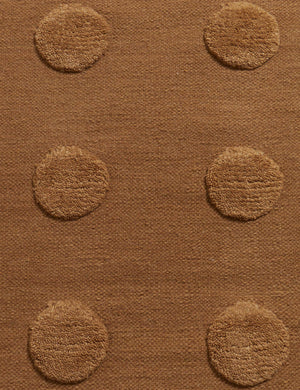 Kohta Flatweave Wool Rug Swatch by Sarah Sherman Samuel, Camel