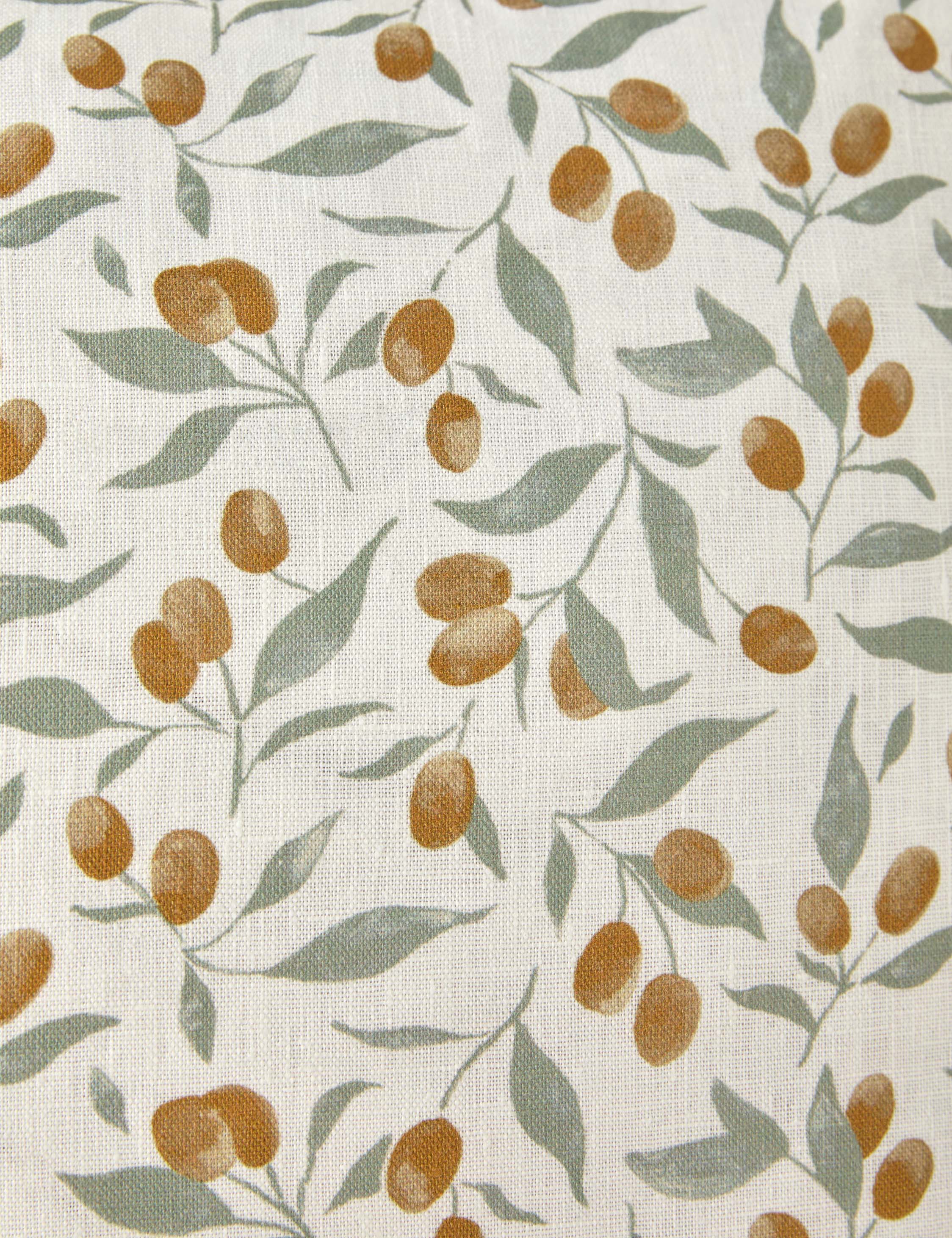 Kumquats Linen Pillow - Thumbnail 4
