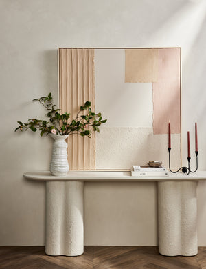 Patchwork Blush Wall Art by Visual Contrast