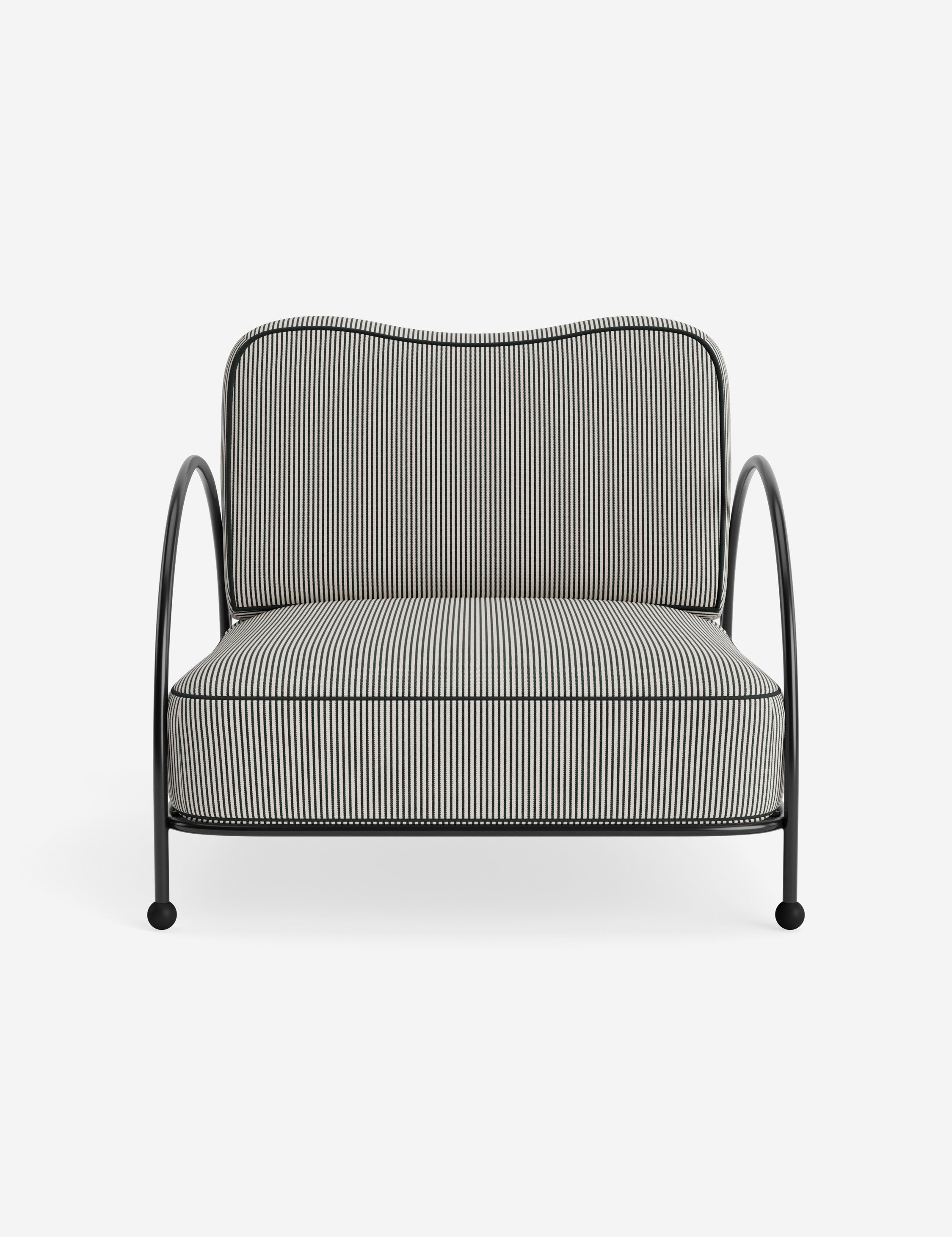 #Lanata-Outdoor-Accent-Chair-Cushion-(Color)::perennials-jake-stripe-black-tie-canvas-black