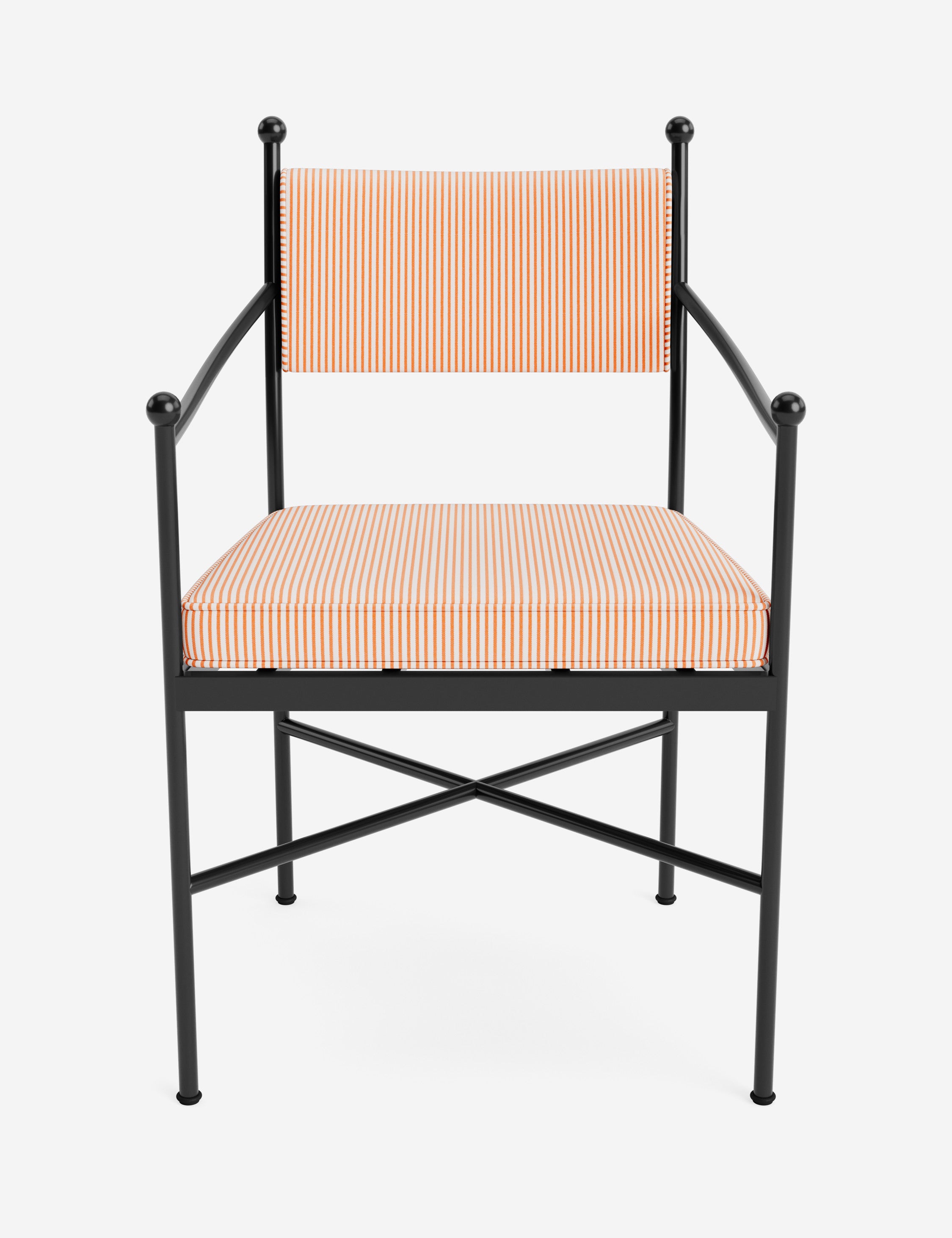 #Leni-Outdoor-Dining-Arm-Chair-Cushion-(Color)::mandarin-perennials-jake-stripe