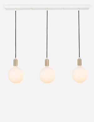 Triple Linear Pendant Light with Sphere IV by Tala