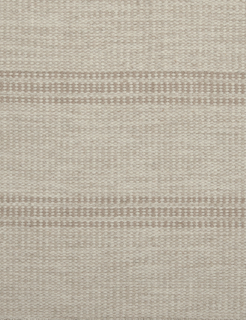 Cheyenne Flatweave Wool Rug, Parchment Swatch 5.5" x 6"